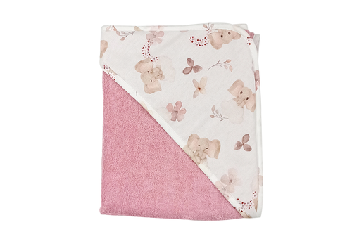 ΜΠΟΥΡΝΟΥΖΙ ΤΡΙΓΩΝΟ ELEPHANT ΡΟΖ Baby Star