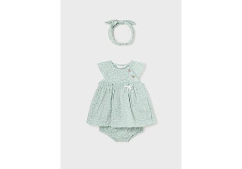 Mayoral Φόρεμα με κάλυμμα για πάνα και κορδέλα Better Cotton 1806-031