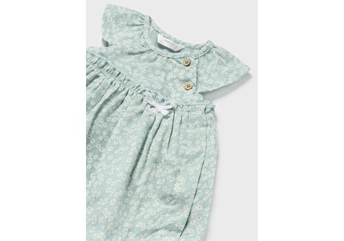 Mayoral Φόρεμα με κάλυμμα για πάνα και κορδέλα Better Cotton 1806-031