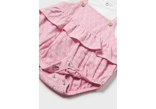 Mayoral Φορμάκι σχέδιο σαλοπέτα με καπέλο Better Cotton 1602-091