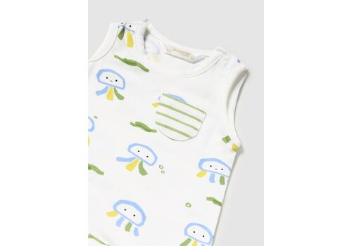 Mayoral Σετ 2 φορμάκια αμάνικα Better Cotton 1729-087