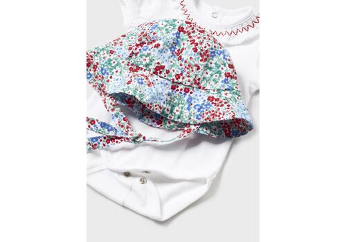 Mayoral Σετ 3 τεμαχίων λουλούδια Better Cotton 1211-010