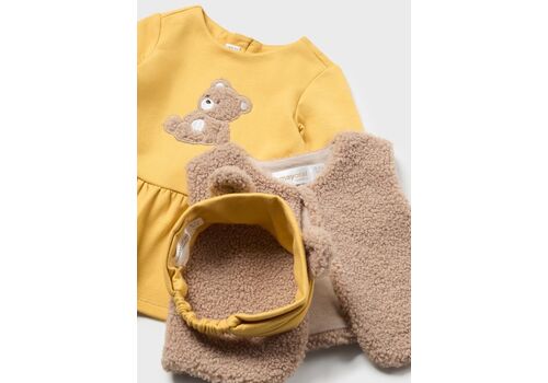 Mayoral Φορεμα 3 τεμαχίων γιλέκο γουνάκι 2807-029 Mayoral Φορεμα 3 τεμαχίων γιλέκο γουνάκι 2807-029