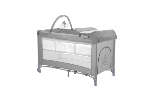 Kikka Boo Παρκοκρέβατο Με 2 Επίπεδα So Gifted PLUS Grey