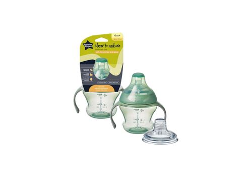 TOMMEE TIPPEE Εκπαιδευτικό Κύπελο με Θηλή Στόμιο και Λαβές Transition Cup Πράσινο 150ml 4m+ TOMMEE TIPPEE Εκπαιδευτικό Κύπελο με Θηλή Στόμιο και Λαβές Transition Cup Πράσινο 150ml 4m+