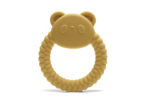 Μασητικο Σιλικονης Panda Yellow