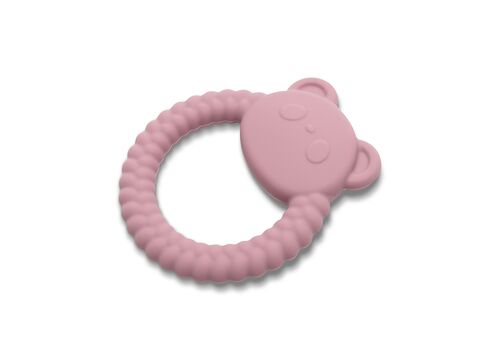 Μασητικο Σιλικονης Panda Deep Pink