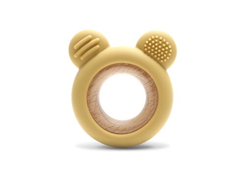 Lorelli Μασητικο Σιλικονης  με Οξια ΑΡΚΟΥΔΑΚΙ yellow