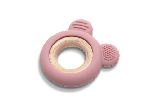 Lorelli Μασητικο Σιλικονης με Οξια ΑΡΚΟΥΔΑΚΙ Pink