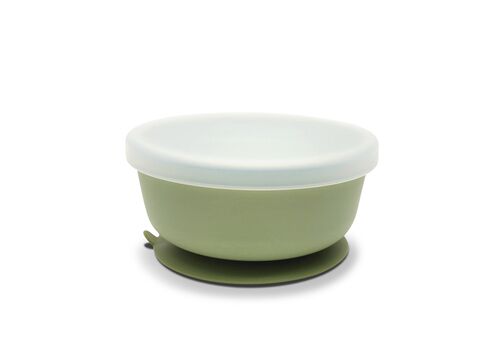 Lorelli Μπολ Σιλικόνης με Βεντούζα Green