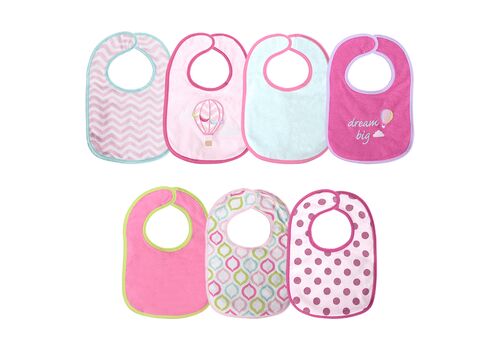 Σετ Σαλιάρες με βέλκρο 7 τεμ.girl