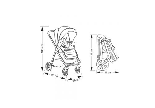 Καρότσι Nammas Olive BEBE STARS