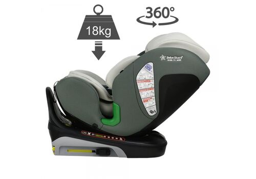 Bebe Stars Κάθισμα Αυτοκινήτου Nobile i-Size 360° Olive 924-176