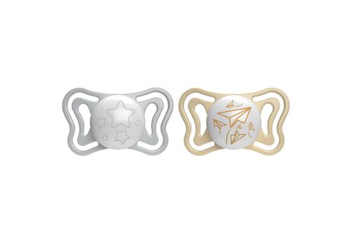 Chicco Πιπίλα Light Night6-16Μ (2τμχ)