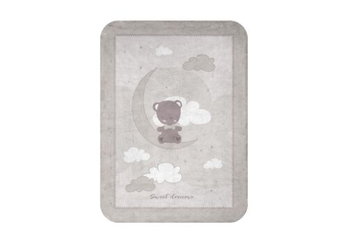 Super Soft βελουτέ Κουβέρτα Kikka boo 110/140 cm Dream Big Beige
