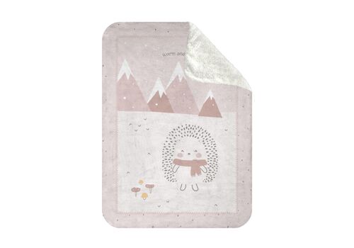 Super Soft sherpa  βελουτέ Κουβέρτα Kikka boo Hedge-hugs  80/110