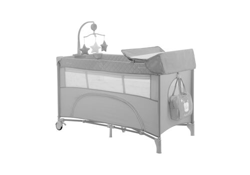 Kikkaboo  Παρκοκρέβατο 2 Επιπέδων Nighty Night Grey