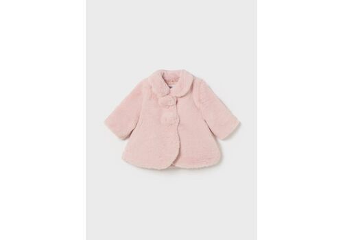 Mayoral Παλτό γουνάκι ροζ Mayoral Παλτό γουνάκι ροζ