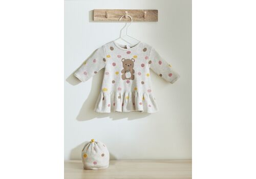 Φόρεμα Φόρεμα με σκούφο πλεκτό 2888-064 Φόρεμα Φόρεμα με σκούφο πλεκτό 2888-064