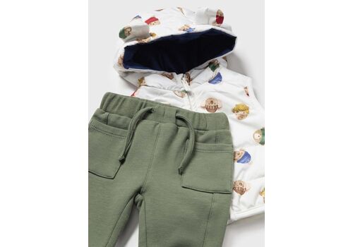 Mayoral Φόρμα με γιλέκο σταμπωτό 2636-092