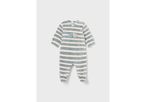 Mayoral Φορμάκι ECOFRIENDS νεογέννητο βελούδο ριγέ  2780-021