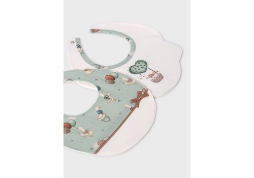 Mayoral Σετ 2 σαλιάρες Better Cotton 9486-068 Mayoral Σετ 2 σαλιάρες Better Cotton 9486-068