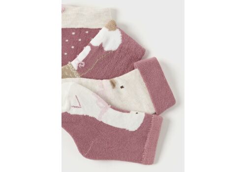 Mayoral Σετ 4 καλτσάκια οργανικό βαμβάκι 9762-040
