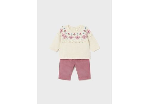 Mayoral Σετ 2τμχ  αντελόνι κοτλέ και ζέρσεϋ