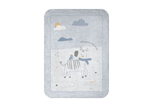 Super Soft βελουτέ Κουβέρτα Kikka boo  80/110 cm Stripy Friends