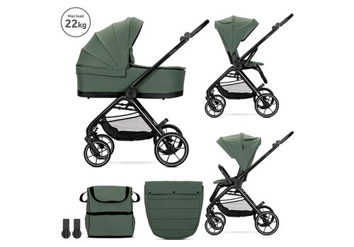 Πολυκαρότσι 2 σε 1 Venice Lorelli Green