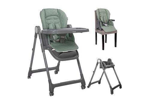 Καρεκλάκι Φαγητού Lorelli CHEF 3in1Green Leather