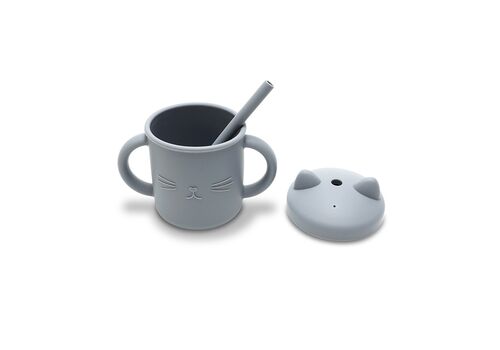 Lorelli – Ποτήρι Σιλικόνης με καλαμάκι grey Lorelli – Ποτήρι Σιλικόνης με καλαμάκι grey