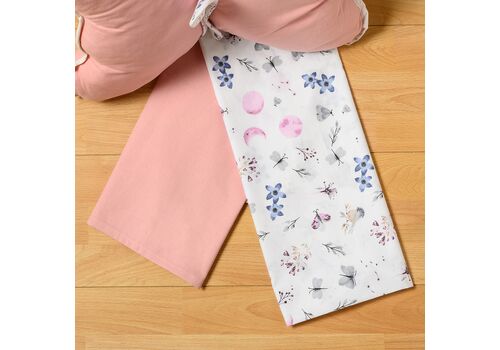 ΣΕΤ ΣΕΝΤΟΝΙΑ ΛΙΚΝΟΥ  2τμχ 70*120 Flowers & Butterflies ABO