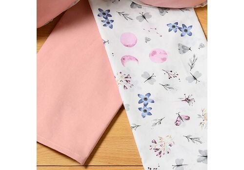 ΣΕΤ ΣΕΝΤΟΝΙΑ ΛΙΚΝΟΥ  2τμχ 70*120 Flowers & Butterflies ABO