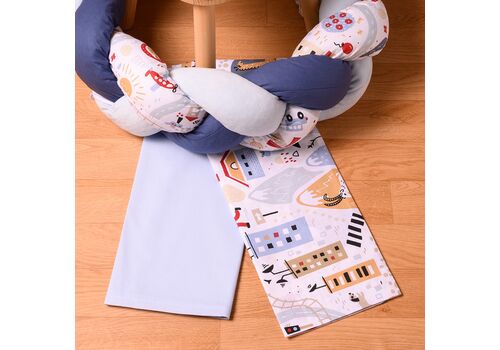 Σετ σεντόνια λίκνου 2τμχ 70*120 Boy on adventure ABO