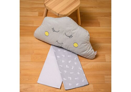 Σεντόνια Λίκνου  2τμχ 70*120 Rabbit Grey ABO