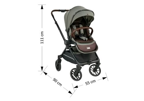 Πολυκαρότσι Mirage 2σε1 Olive 331-189 Bebe Stars