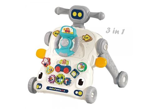 Περπατούρα Δραστηριοτήτων  Robbie 3in1 Grey 4244