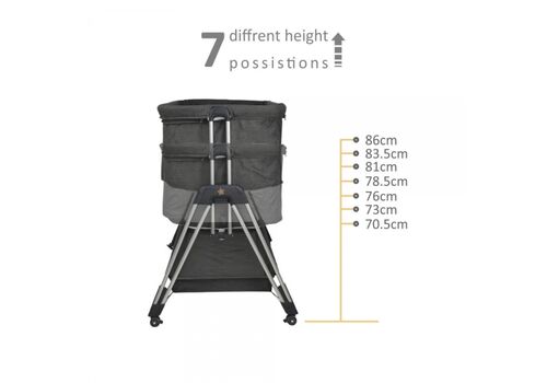 Bebe Stars Λίκνο Pearl Graphite 845-186