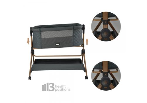 Bebe Stars Λίκνο Serenity 2 in 1 Smoked Grey 846-186