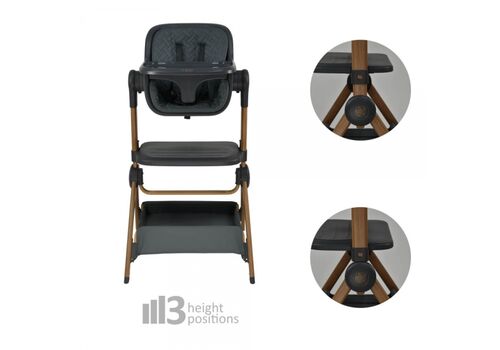 Bebe Stars Λίκνο Serenity 2 in 1 Smoked Grey 846-186