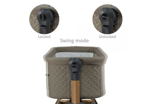 Λίκνο Style 2 in 1 Natural Beige 847-182 Bebe Stars