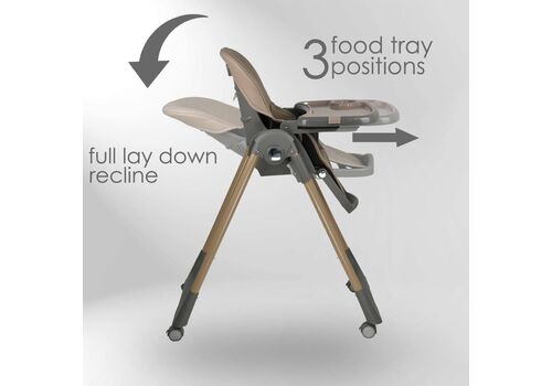 Καρέκλα Φαγητού Milk Beige  BEBE STARS