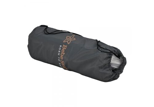 BEBE STARS ΠΑΡΚΟΚΡΕΒΑΤΟ ΠΟΛΥΓΩΝΟ COOL GREY