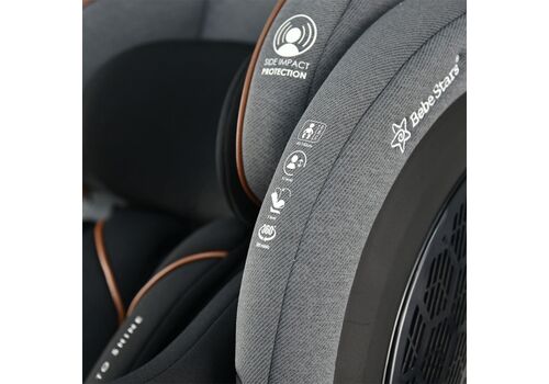 ΚΑΘΙΣΜΑ ΑΥΤΟΚΙΝΗΤΟΥ BOOSTER ISOFIX BLACK BEBE STARS