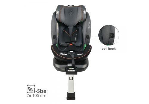 ΚΑΘΙΣΜΑ ΑΥΤΟΚΙΝΗΤΟΥ BOOSTER ISOFIX BLACK BEBE STARS