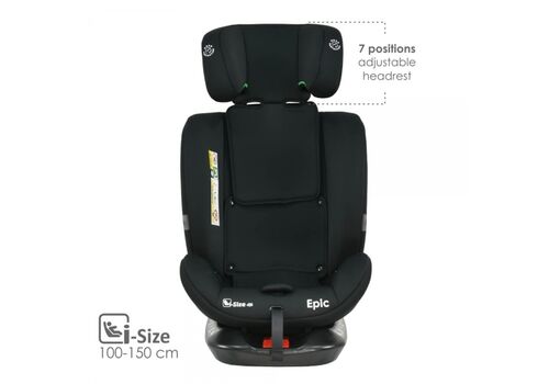 Κάθισμα Αυτοκινήτου Epic Isofix i-Size 360° Black 921-188 Bebe Stars