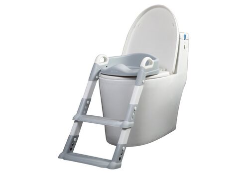 X-TREME BABY ΕΚΠΑΙΔΕΥΤΙΚΟ ΣΤΕΦΑΝΙ ΤΟΥΑΛΕΤΑΣ ΜΕ ΣΚΑΛΑΚΙΑ ΓΚΡΙ