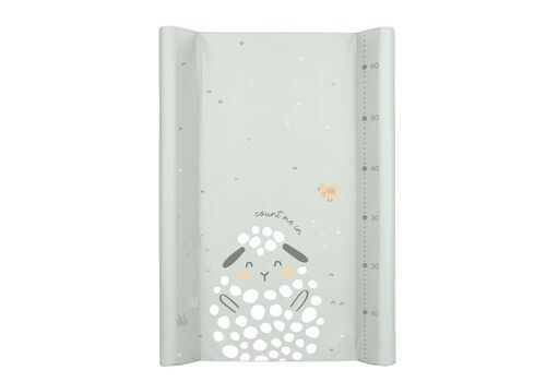 Kikka Boo Σκληρή Αλλαξιέρα  Sleepy Sheep με Κάλυμμα από Πλαστικό Mint 50x80cm