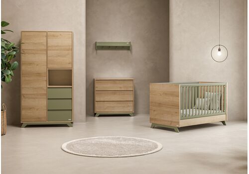 Casababy Rio βρεφικό σετ δωματίου κρεβάτι και σιφονιέρα